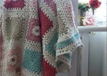mantas a crochet paso a paso de 80 cm por 90 cm