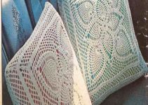 2 almohadones al crochet paso a paso