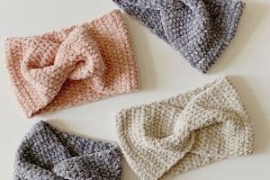 como hacer un cintillo a crochet sencillos