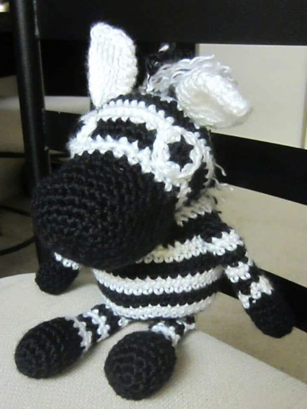amigurumi zebra tejida a crochet