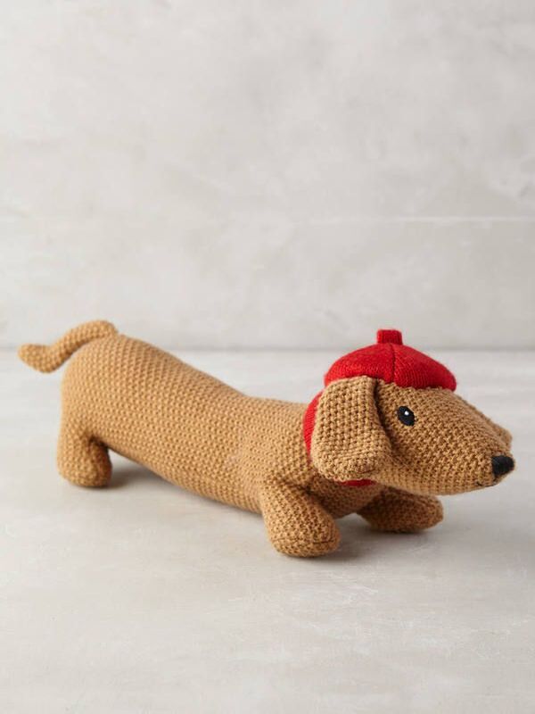 perro salchicha a crochet