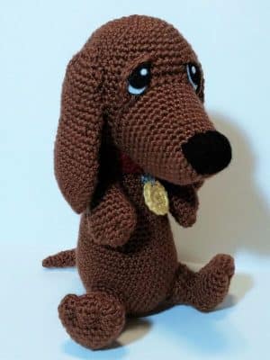 perro salchicha tejido a crochet tutorial