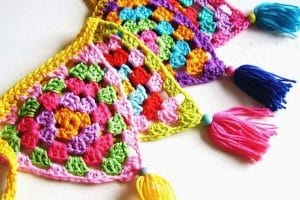 banderines a crochet paso a paso