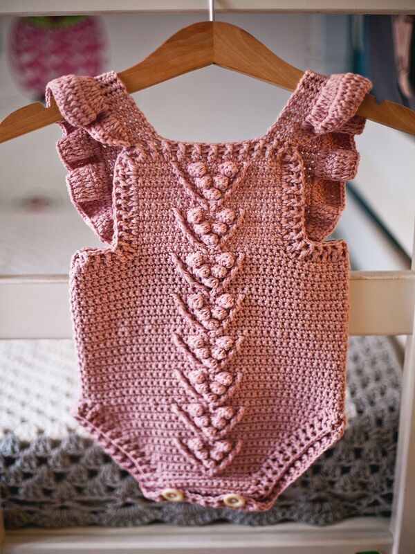 body a crochet para niña