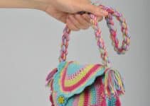 2 bolsas tejidas para niñas