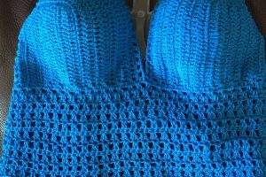 2 crops tejidos a crochet