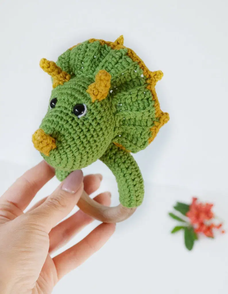 dinosaurios a crochet sencillos