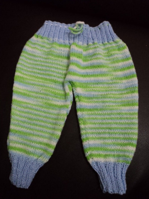 pantalones para bebes a crochet