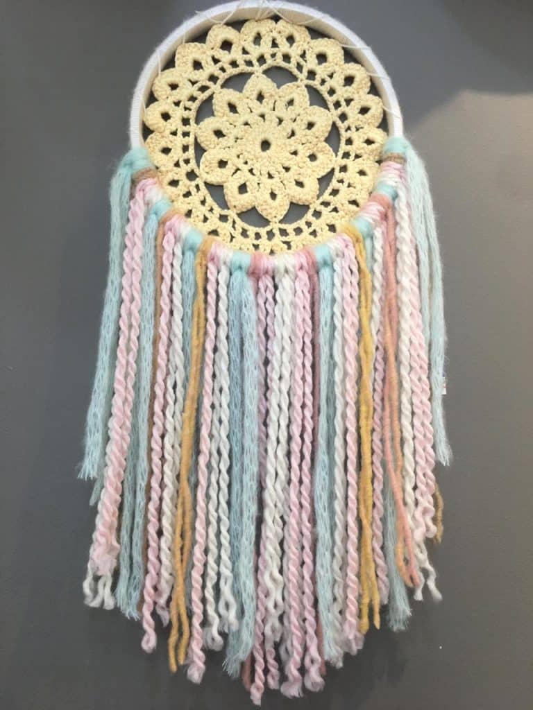 atrapasueños tejidos a crochet
