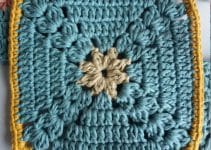 cuadros a crochet para mantel de 5 cm x 5cm