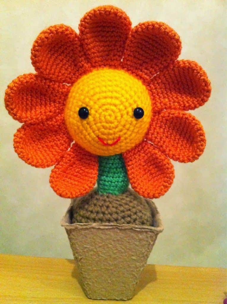 flores amigurumi en crochet