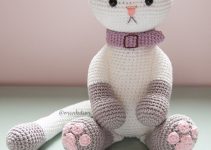 <strong>gatos siameses a crochet a 2 colores</strong>