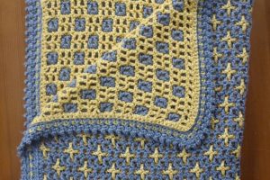 <strong>manta crochet reversible de 2 vistas</strong>