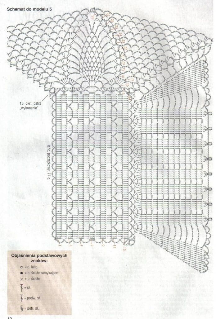 carpetas al crochet rectangular