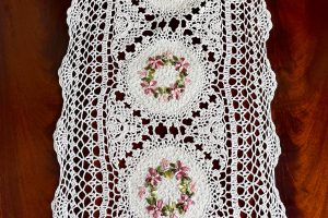 carpetas al crochet rectangular sencillo