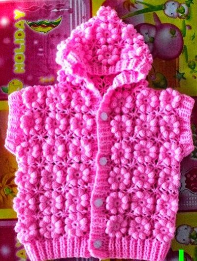 flores a crochet en 3d saco