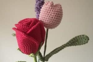 como hacer flores a crochet en 3d