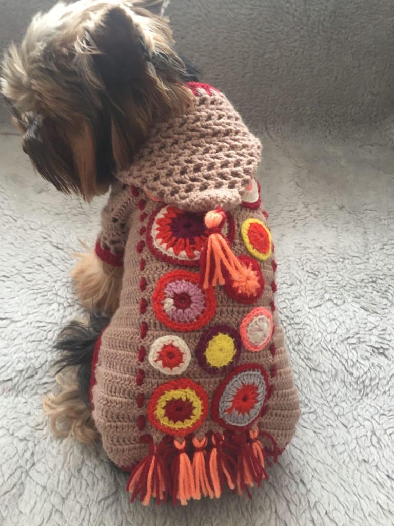 ropa a crochet para perros