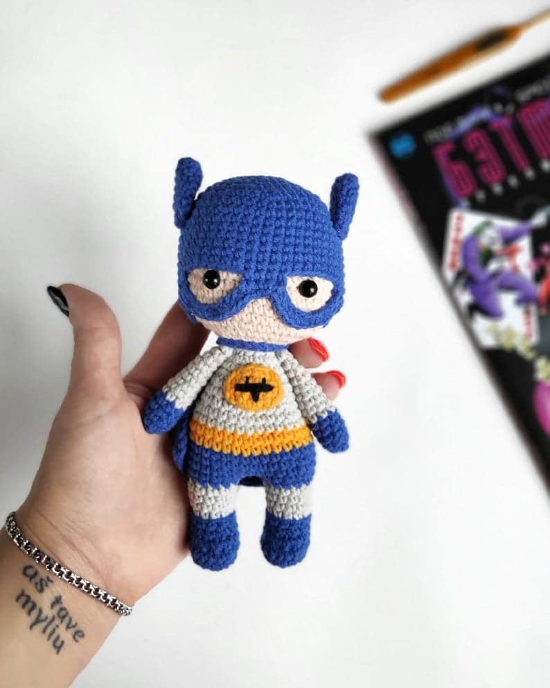 super heroes a crochet patrones