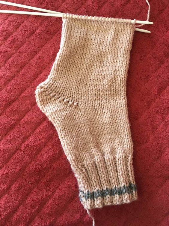 calcetines dos agujas patrones rustico