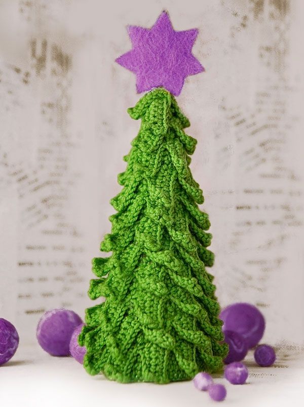 árbol de navidad tejido a crochet facil