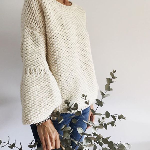 blusa a crochet para mujer jersey