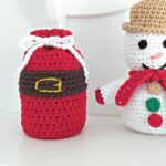adornos a crochet para navidad fundas